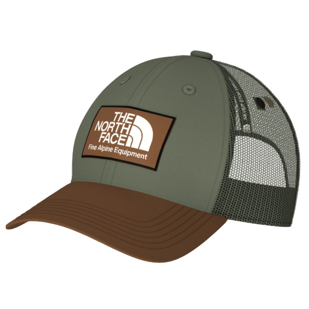 Unisex Mudder Trucker-Hats-The North Face-Bark Mist/Burnt Umber-Mountain Sports