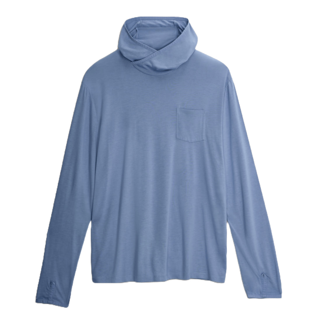Mens Bamboo Lightweight Hoodie-Sweatshirts & Hoodies-Free Fly-Last Light-Mountain Sports