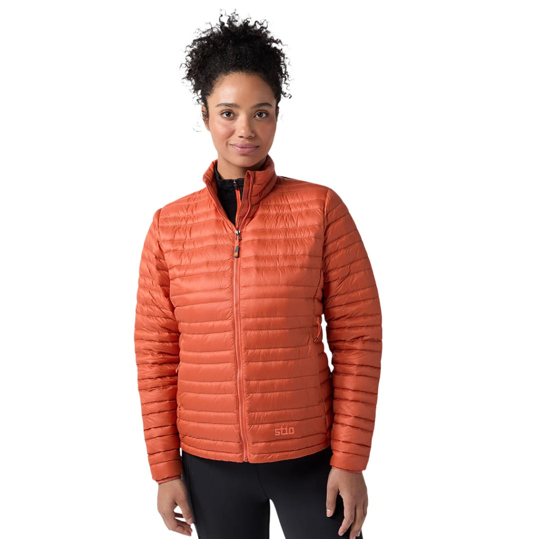Womens Pinion Down Sweater-Down Sweaters-Stio-Cedar Blush-Mountain Sports