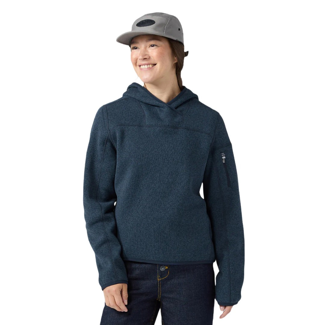 Womens Sweetwater Fleece Hoodie-Sweatshirts & Hoodies-Stio-Mountain Shadow Heather-Mountain Sports