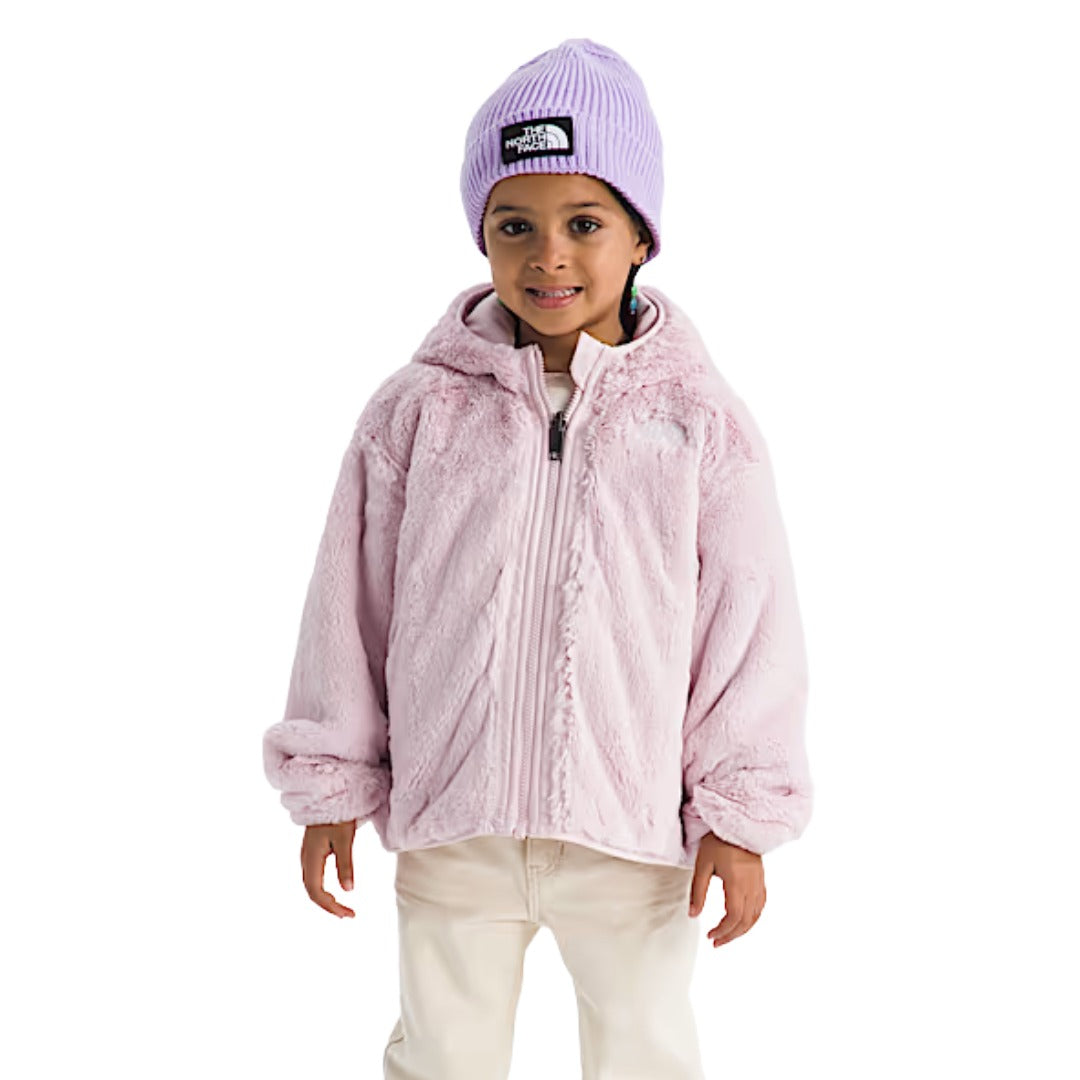 Kids Girls' Reversible Shasta Full Zip Hooded Jacket-Jackets-The North Face-Pale Blossom-Mountain Sports