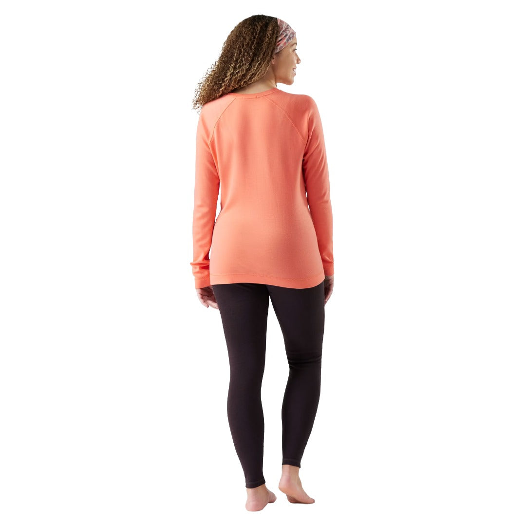 Womens Classic Thermal Merino Base Layer Crew-Base Layers-Smartwool-Black-Mountain Sports