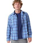 Larkspur Blue Plaid