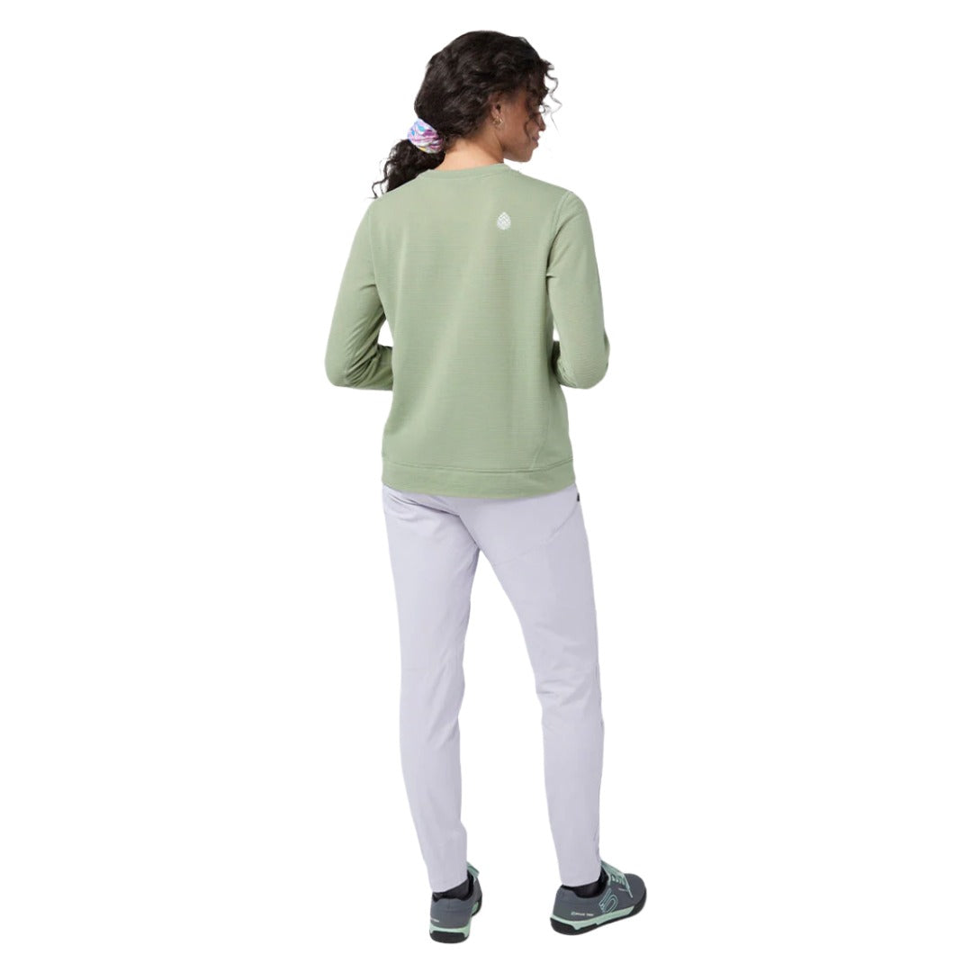 Womens Trax Power Grid Crew-Sweatshirts-Stio-Sage Flats-Mountain Sports