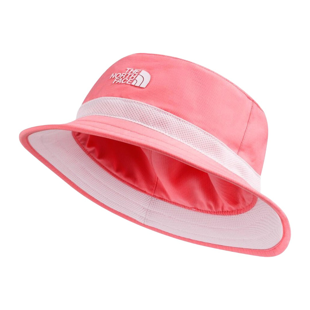 Kids Class V Reversible Bucket Hat-Hats-The North Face-Coral Crush Logo Weather Topo Phantom Print-Mountain Sports