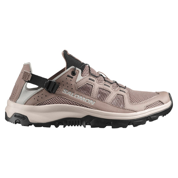 Mens Techamphibian 5-Trail Running Shoes-Salomon-Walnut / Wrought Iron-Mountain Sports