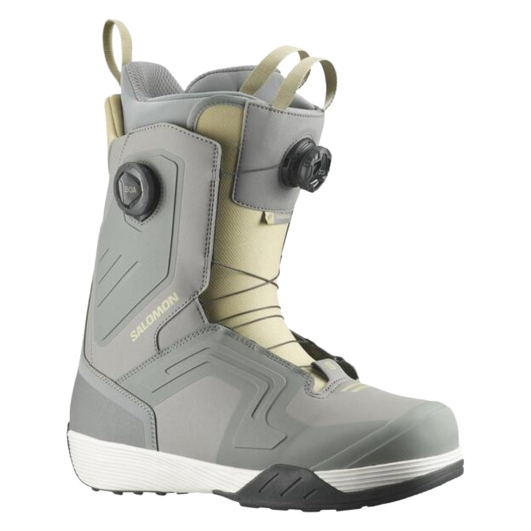 Mens Dialogue SJ BOA Snowboard Boot-Snowboard Boots-Salomon-Steel Grey-Mountain Sports