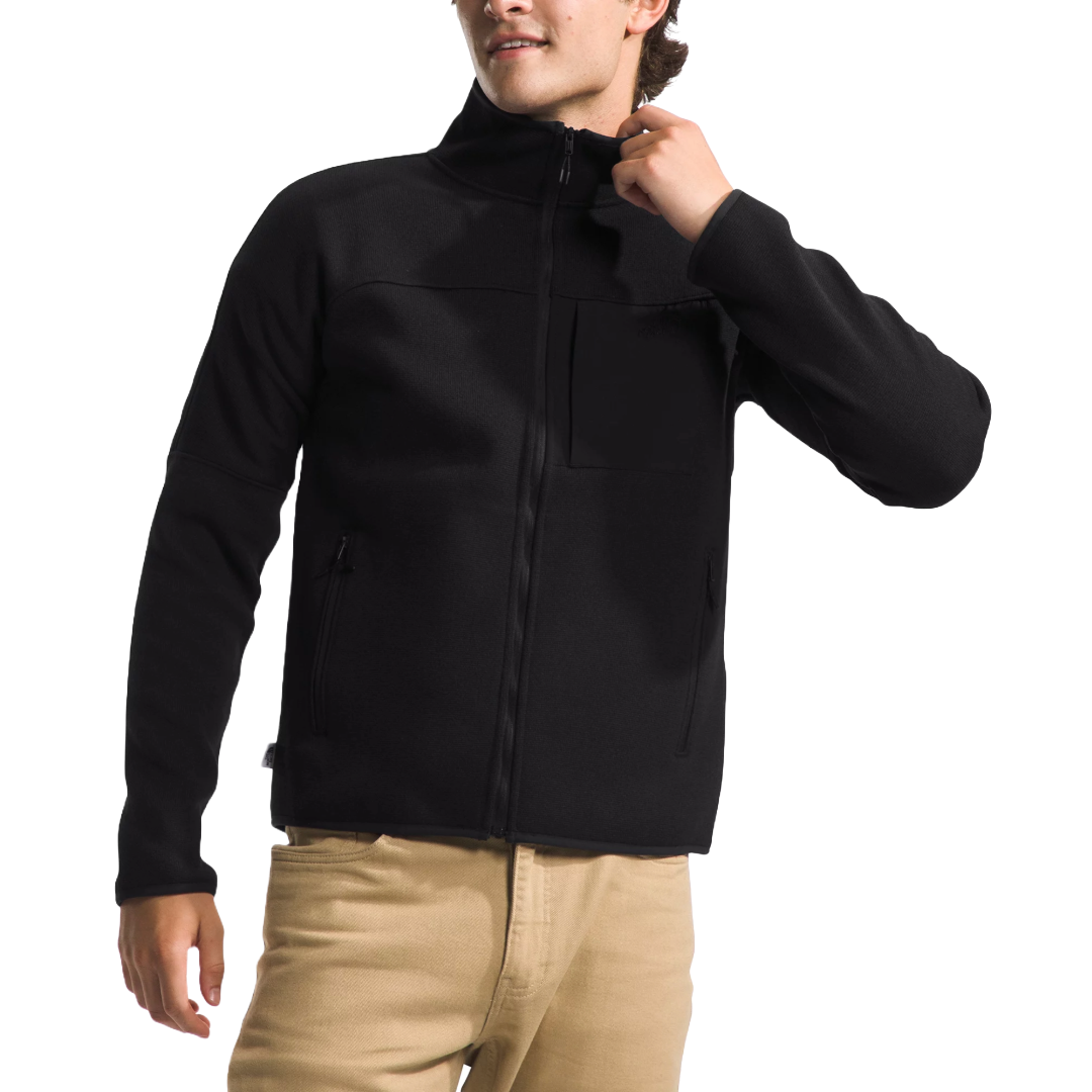Mens Front Range Fleece Jacket-Jackets-The North Face-TNF Black Heather-Mountain Sports