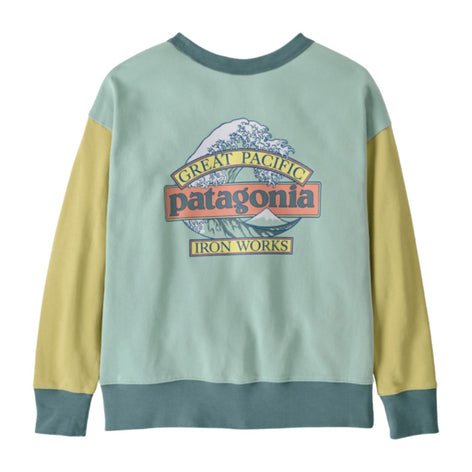 Kids Crew Sweatshirt-Sweatshirts-Patagonia-Great Waves: Thin Ice-Mountain Sports