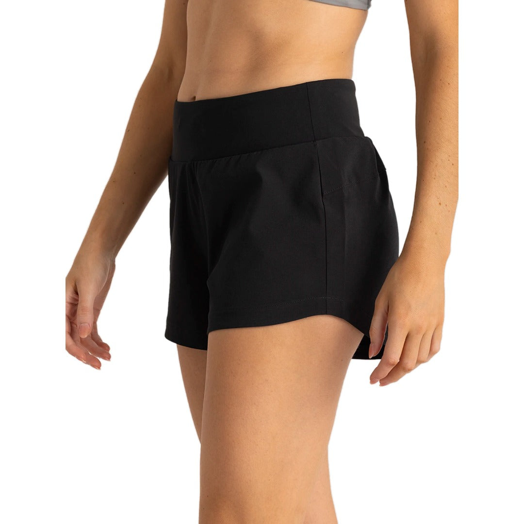 Womens Bamboo Lined Active Breeze 3" Short-Shorts-Free Fly-Black-Mountain Sports