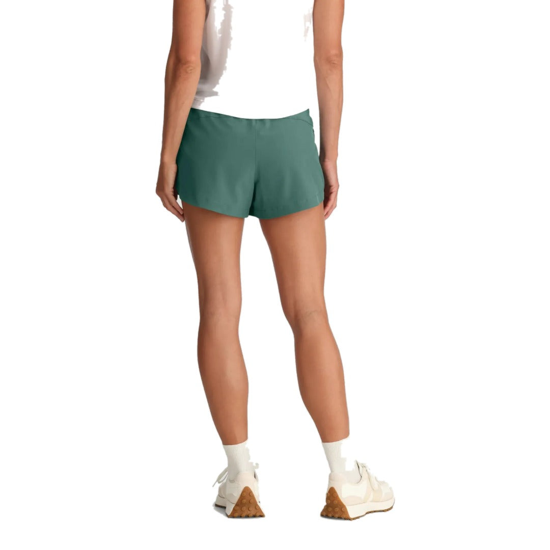 Womens Bamboo Lined Active Breeze 3" Short-Shorts-Free Fly-Sea Pine-Mountain Sports