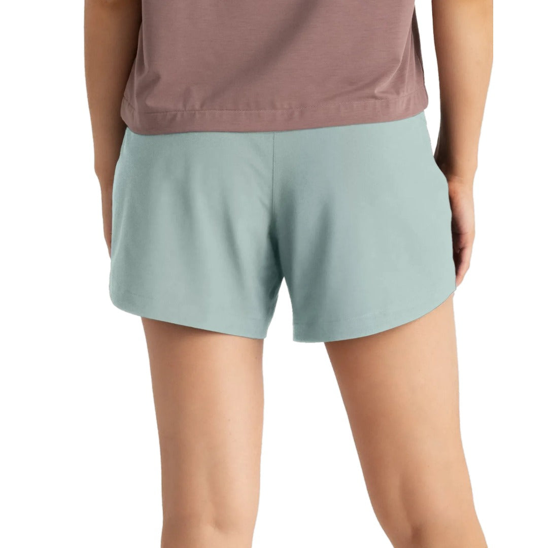 Womens Bamboo Lined Breeze Short – 5"-Shorts-Free Fly-Ocean Mist-Mountain Sports