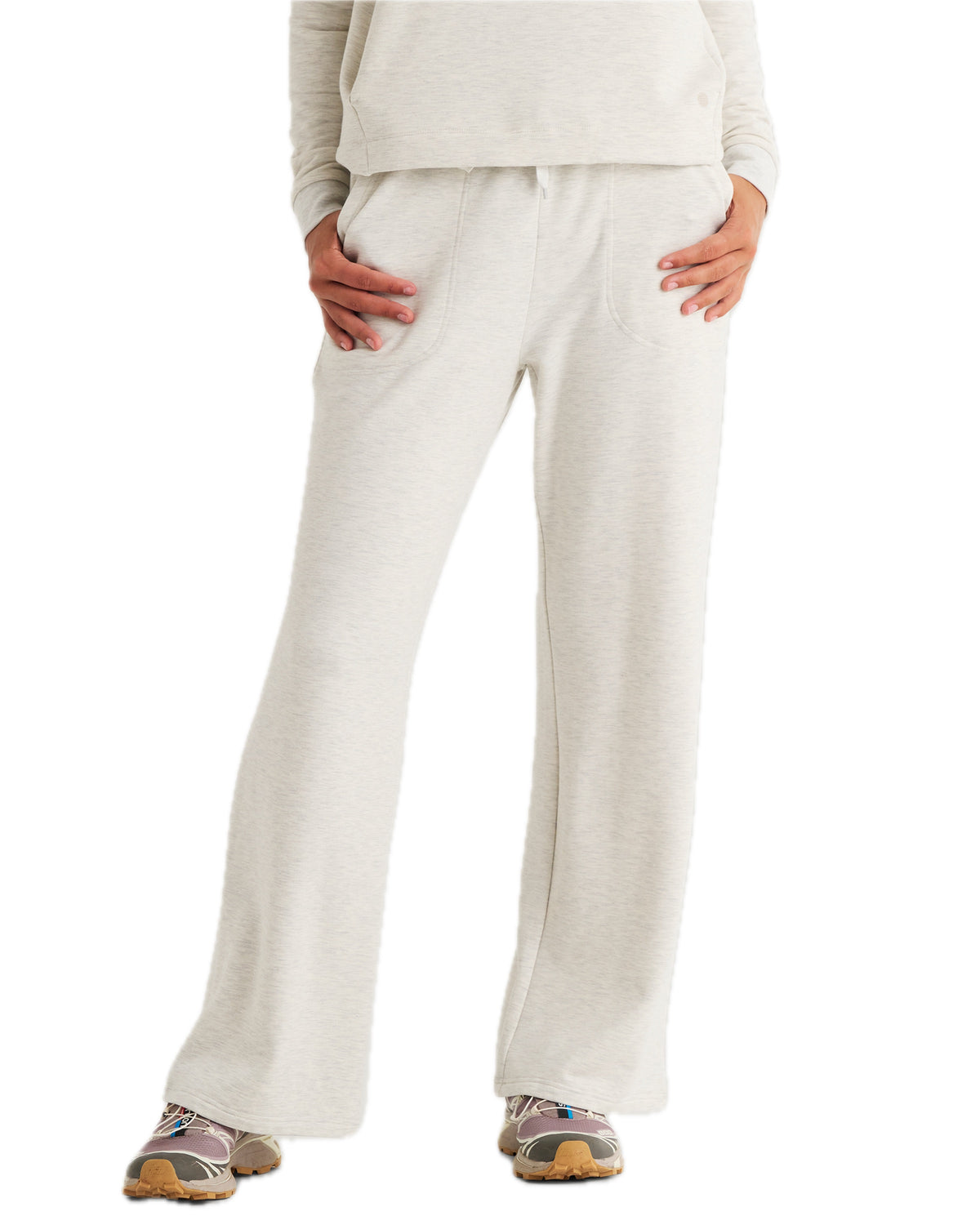 Women's Bamboo Lightweight Fleece Wide Leg Pant