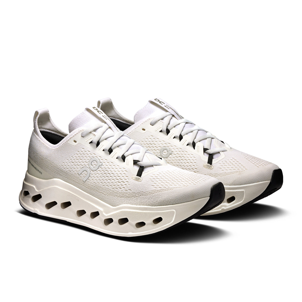 Mens Cloudsurfer Max-Road Running Shoes-ON-White/White-Mountain Sports