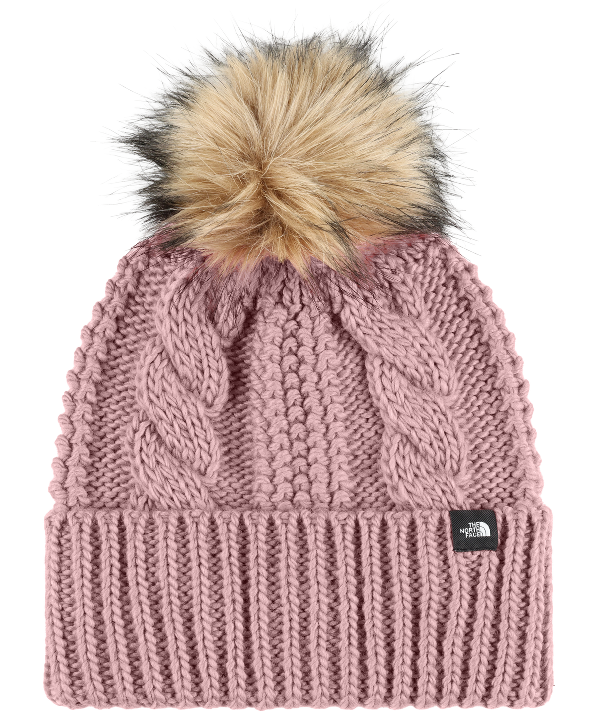 Kids' Oh Mega Fur Pom Beanie-Beanies-The North Face-Primrose-Mountain Sports