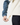 Women's Encima Fleece Pullover in Slate and Chalk - hem drawcord detail