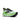 Brooks Glycerin 23 men's running shoe in White/Phantom/Green Gecko, angled front view
