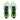 Brooks Glycerin 23 men's running shoes in White/Phantom/Green Gecko, top-down pair view