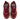 New Balance Women's Fresh Foam X Hierro v9 in Mulled Wine/Neo Flame, top-down view of both shoes