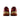 New Balance Women's Fresh Foam X Hierro v9 in Mulled Wine/Neo Flame, heel view