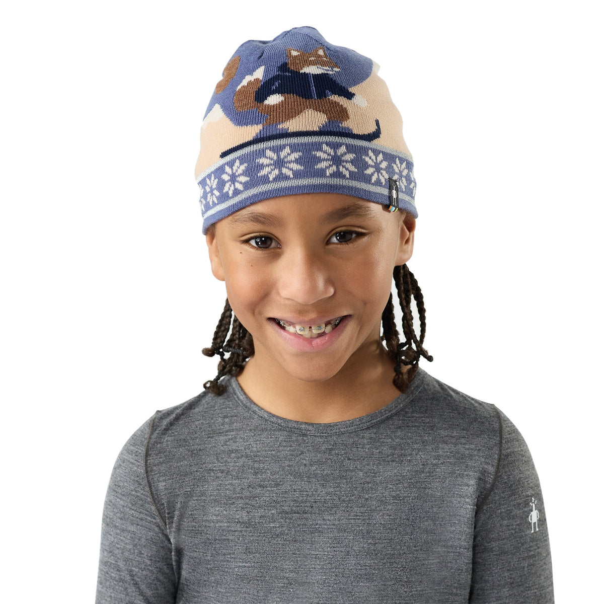 Kids' Reversible Art Beanie