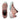 Salomon Women's Speedcross 6 in Mahogany Rose, Hushed Violet and Iced Aqua, top-down and medial view of both shoes