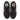 New Balance Men's 1080v15 in Black, top-down view showing the lacing and sockliner
