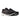 New Balance Men's 1080v15 in Black, three-quarter front view showing the toe box