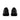 New Balance Fresh Foam X 880 v15 men's running shoe in Black with Black Metallic, heel view of the pair