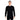Polarmax Men's Double Layer Crewneck long sleeve base layer in black worn by model, front view