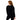 Polarmax Women's Double Layer Crewneck in black worn by model, back view