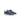 Pair of On Kids' Cloud Play shoes in Midnight/White at a three-quarter angle