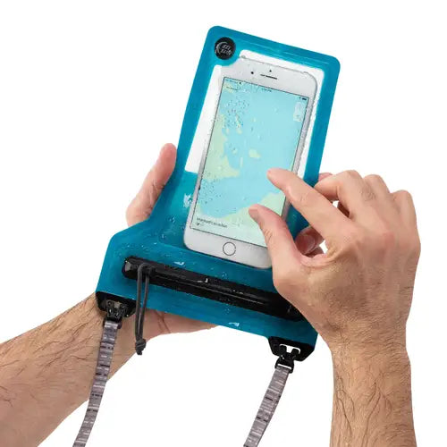 RunOff® Waterproof Phone Pouch-Phone Cases-Nite Ize-Blue-Mountain Sports