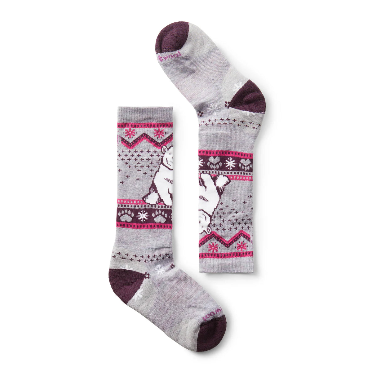 Kids' Wintersport Full Cushion Polar Bear Over-The-Calf Socks