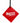 Long Load Travel Red Kayak Safety Flag 12"