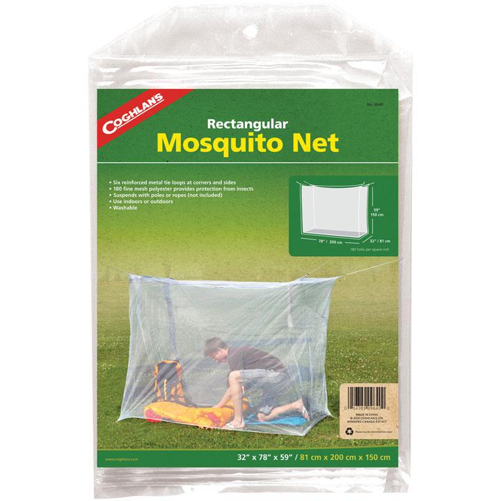 Coghlans Mosquito Net Single White Rectangle