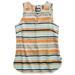 Vintage White/Variegated Stripe Print