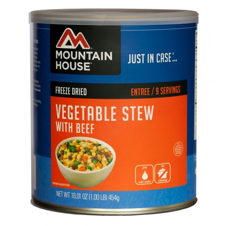 Mountain House Vegetable Stew with Beef Number 10 Can