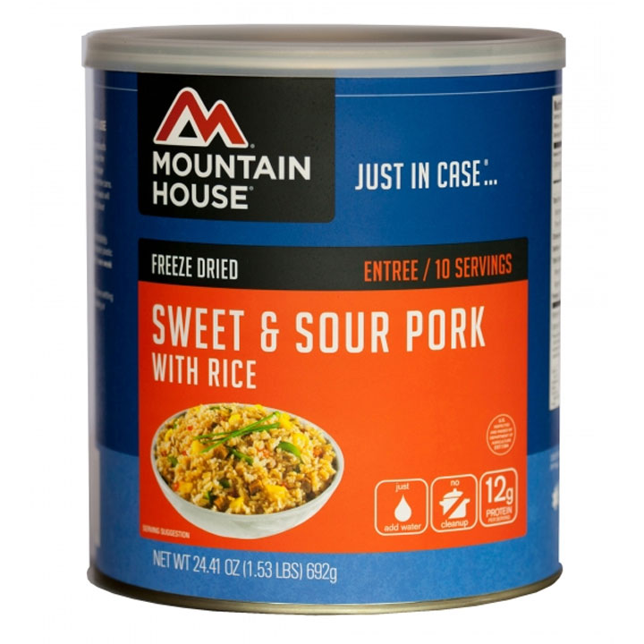 Mountain House Sweet & Sour Pork with Rice Number 10 Can