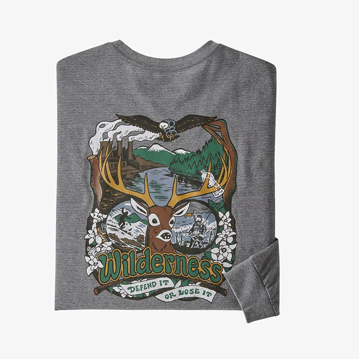 Patagonia Yes To Wilderness Responsibility-Tee L/S Mens