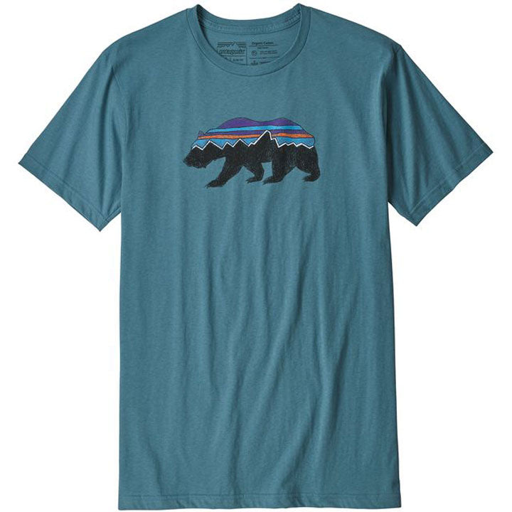 Patagonia Fitz Roy Bear Organic Cotton T-Shirt Mens