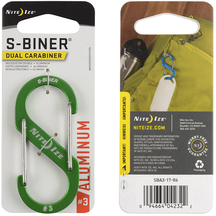 Nite Ize S-Biner Dual Carabiner Aluminum 3