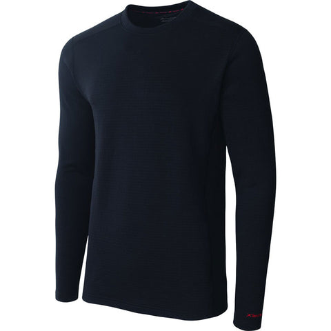 Mens Ecolator Expedition Fleece 3.0 Long Sleeve Crew-Base Layers-Terramar-Black-Mountain Sports