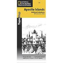 235 Apostle Islands National Geographic Map Wisconsin