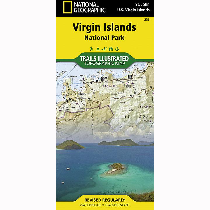 236 Virgin Islands National Park Map St John US Virgin Islands