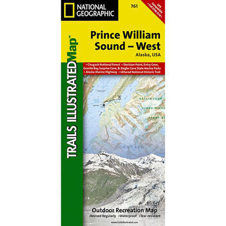 761 Prince William Sound West Map Alaska