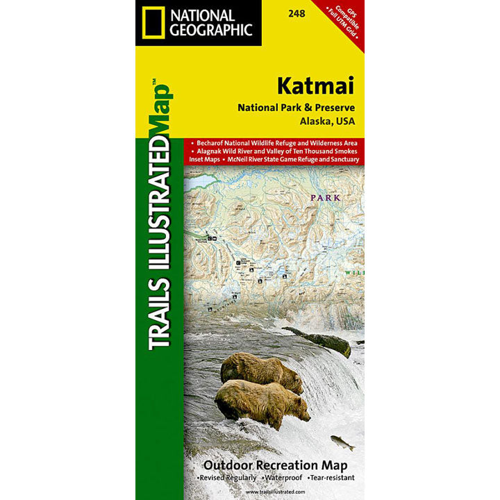 248 Katmai National Park Map Alaska