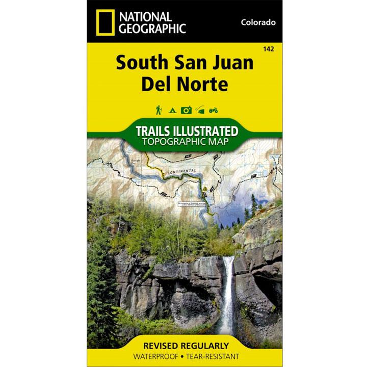 142 South  San Juan Wilderness Map Colorado