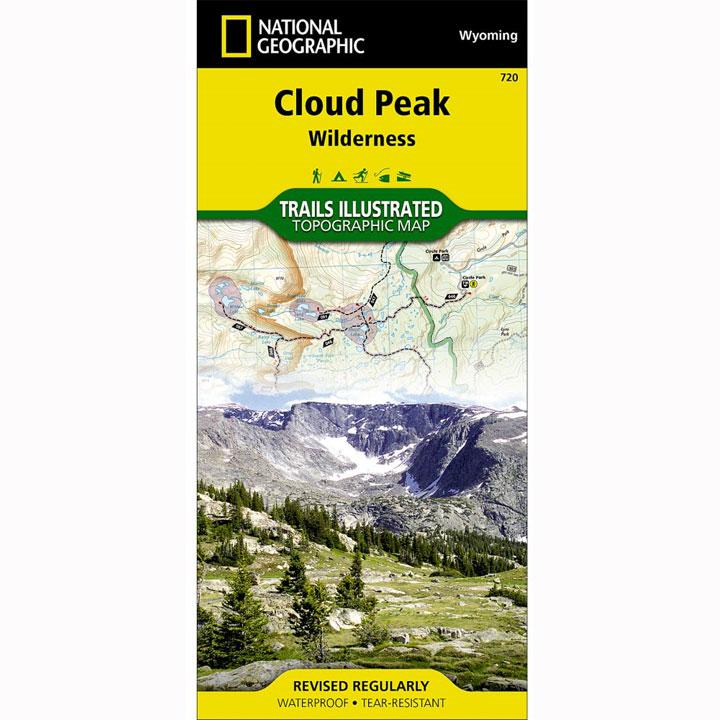 720 Cloud Peak Wilderness Map