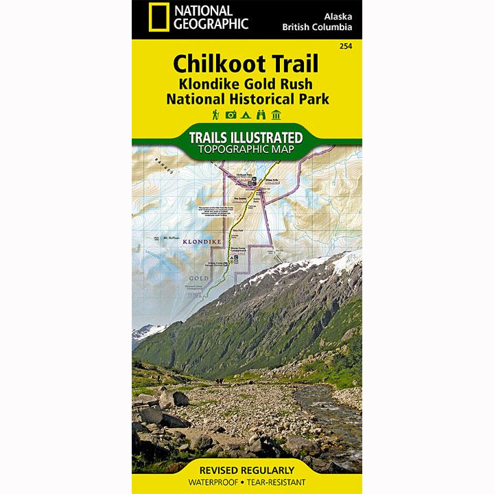 254 Chilkoot Trail Map Alaska British Columbia